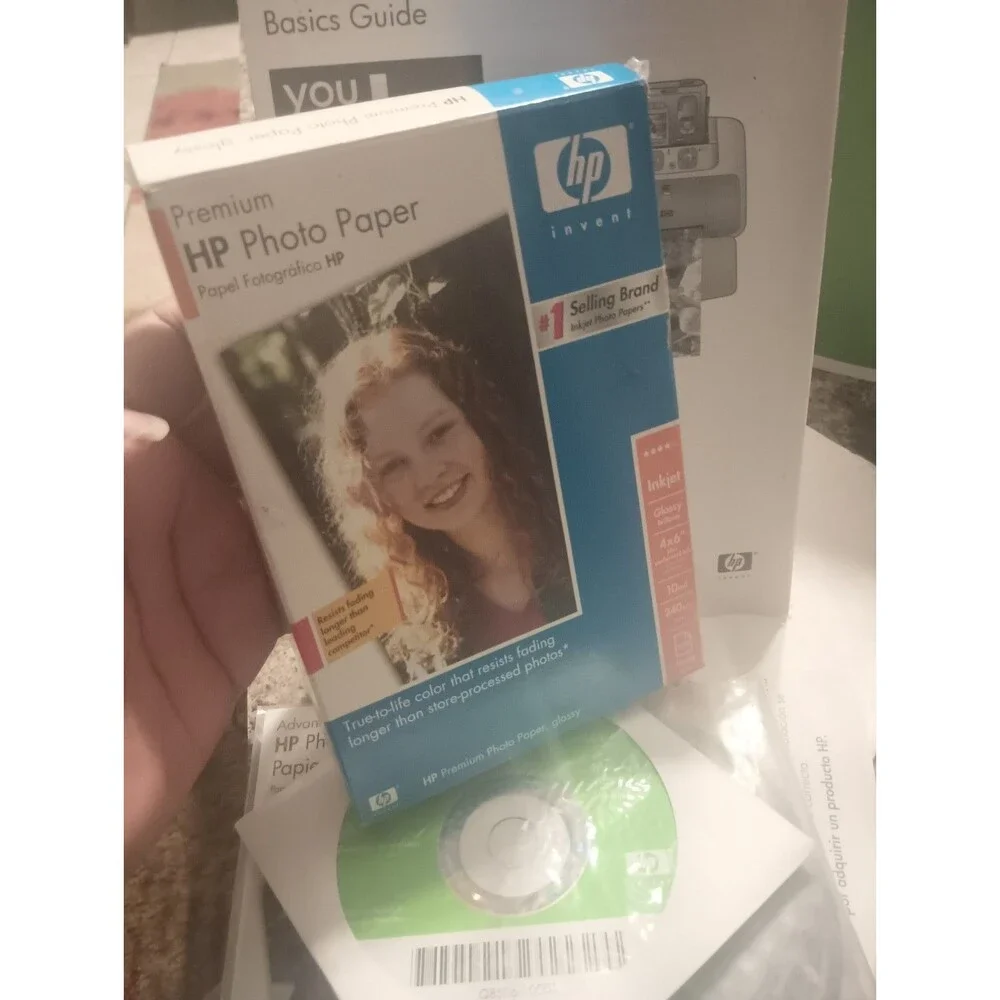 HP Photosmart A440 Digital Photo Inkjet Printer -Working!